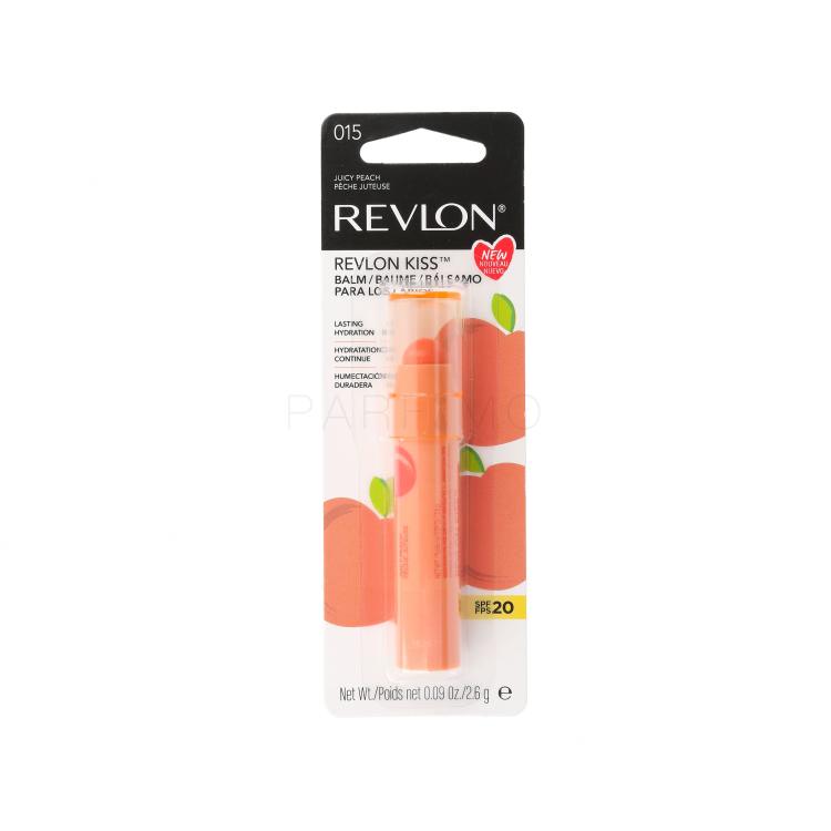 Revlon Revlon Kiss SPF20 Balzam za ustnice za ženske 2,6 g Odtenek 015 Juicy Peach