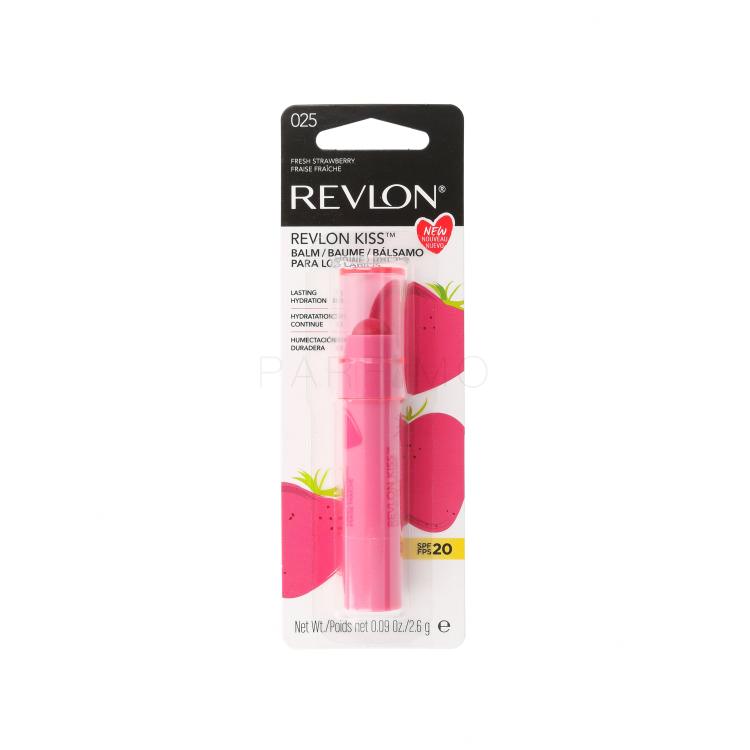 Revlon Revlon Kiss SPF20 Balzam za ustnice za ženske 2,6 g Odtenek 025 Fresh Strawberry