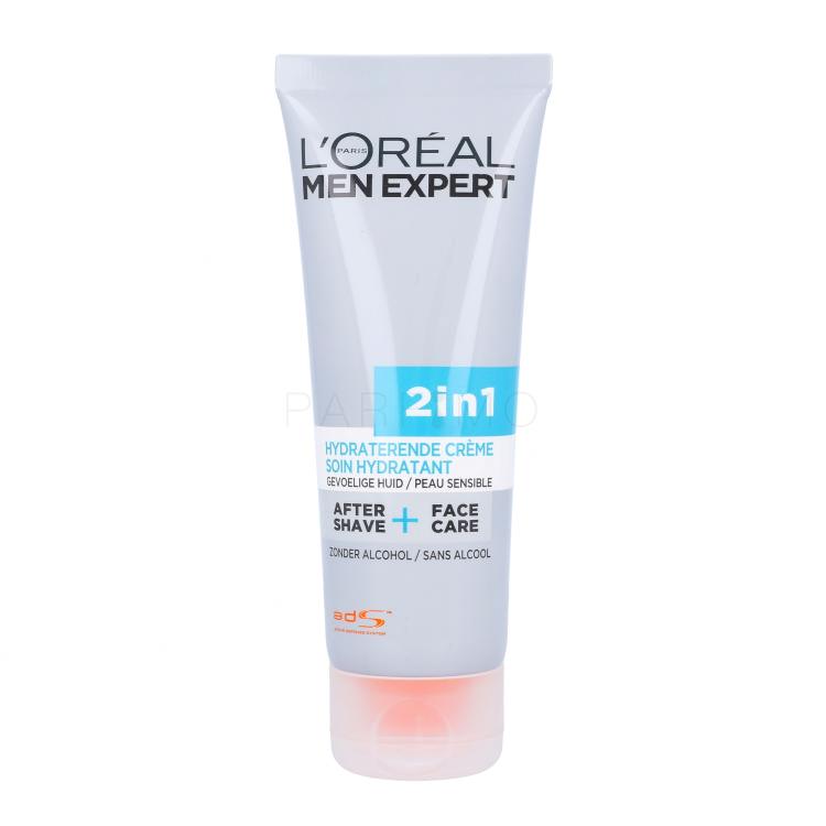 L&#039;Oréal Paris Men Expert Hydra Sensitive 2in1 Dnevna krema za obraz za moške 75 ml