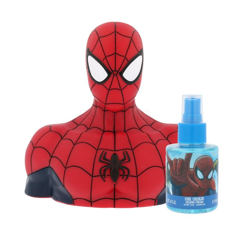Marvel Ultimate Spiderman Darilni set sprej za telo 100 ml + hranilnik