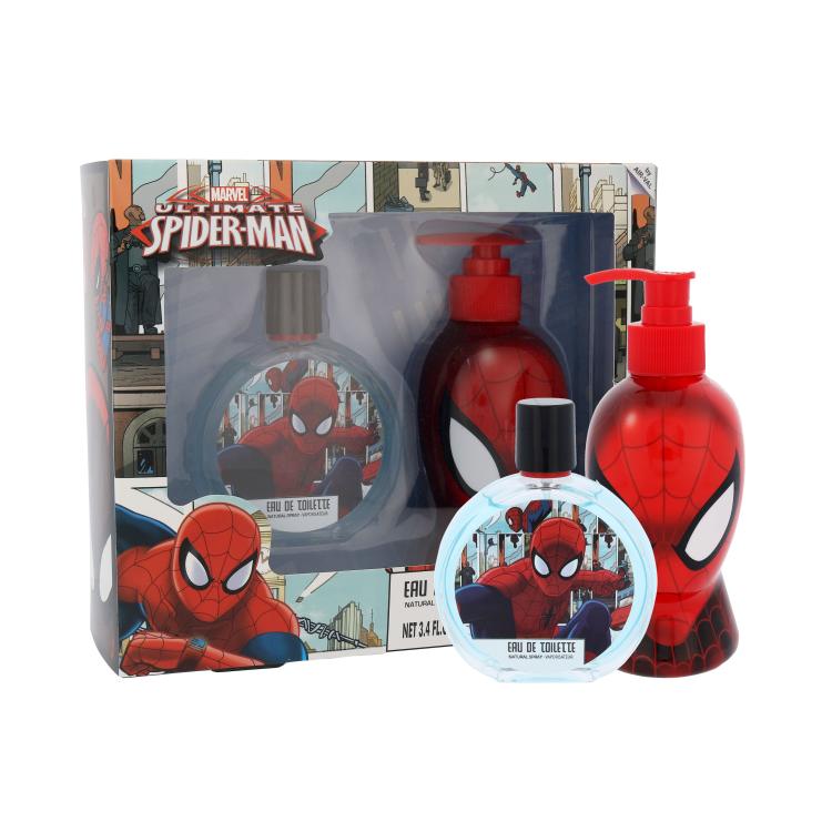 Marvel Ultimate Spiderman Darilni set toaletna voda 100 ml + gel za prhanje 250 ml
