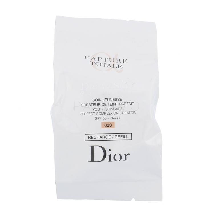 Christian Dior Capture Totale Dreamskin Moist &amp; Perfect Cushion SPF50+ Puder za ženske polnilo 15 g Odtenek 030 tester