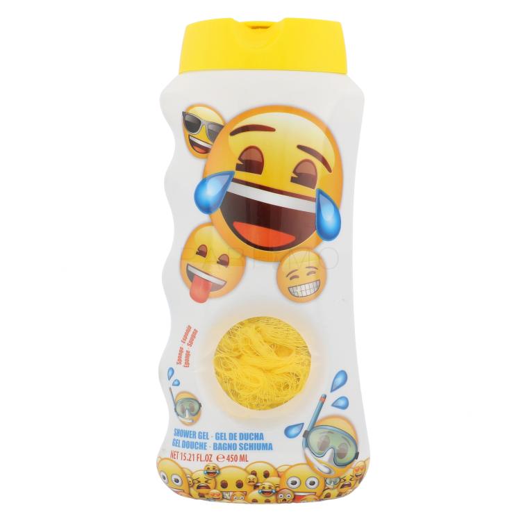 Emoji Emoji Darilni set gel za prhanje 450 ml + gobica za prhanje