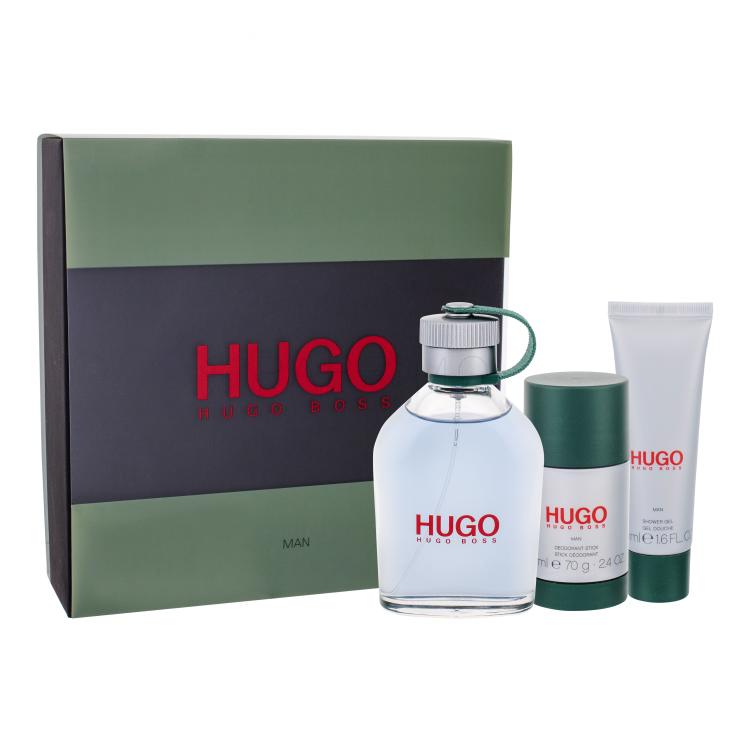 HUGO BOSS Hugo Man Darilni set toaletna voda 125 ml + gel za prhanje 50 ml + deodorant v sticku 75 ml