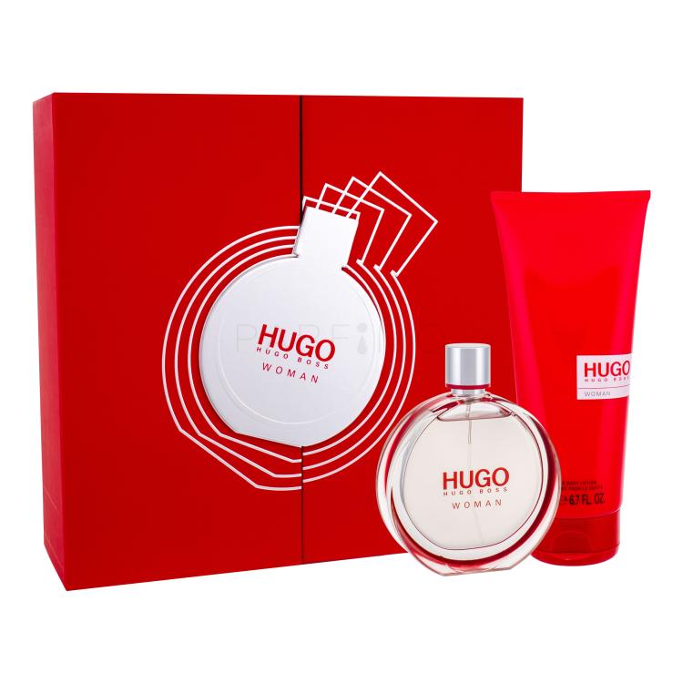 HUGO BOSS Hugo Woman Darilni set parfumska voda 75 ml + losjon za telo 200 ml