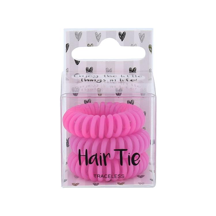 2K Hair Tie Elastika za lase za ženske 3 kos Odtenek Pink