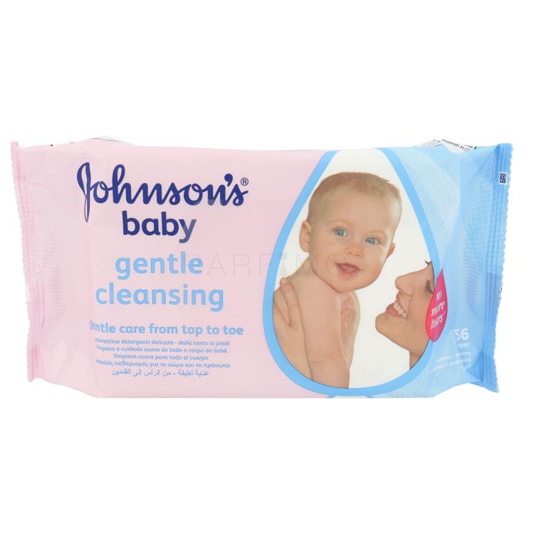 Johnson´s Baby Gentle Cleansing Čistilni robčki za otroke 56 kos