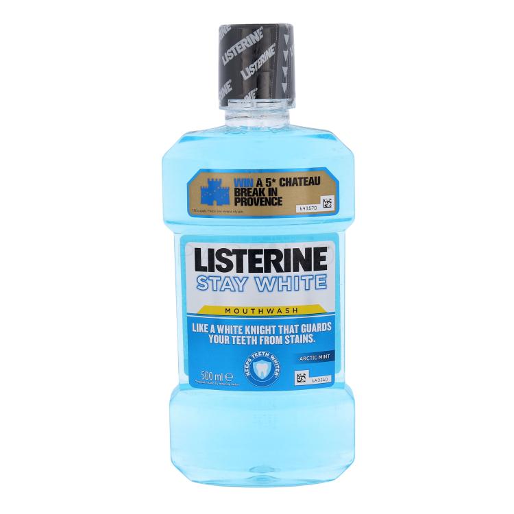 Listerine Stay White Mouthwash Ustna vodica 500 ml