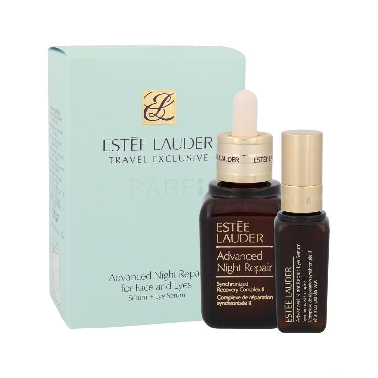Estée Lauder Advanced Night Repair Darilni set nočni serum za kožo Synchronized Recovery Complex II 50 ml + nočni serum za področje okoli oči Synchronized Complex II 15 ml