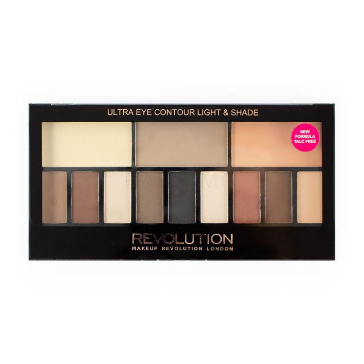 Makeup Revolution London Ultra Eye Contour Light &amp; Shade Senčilo za oči za ženske 14 g