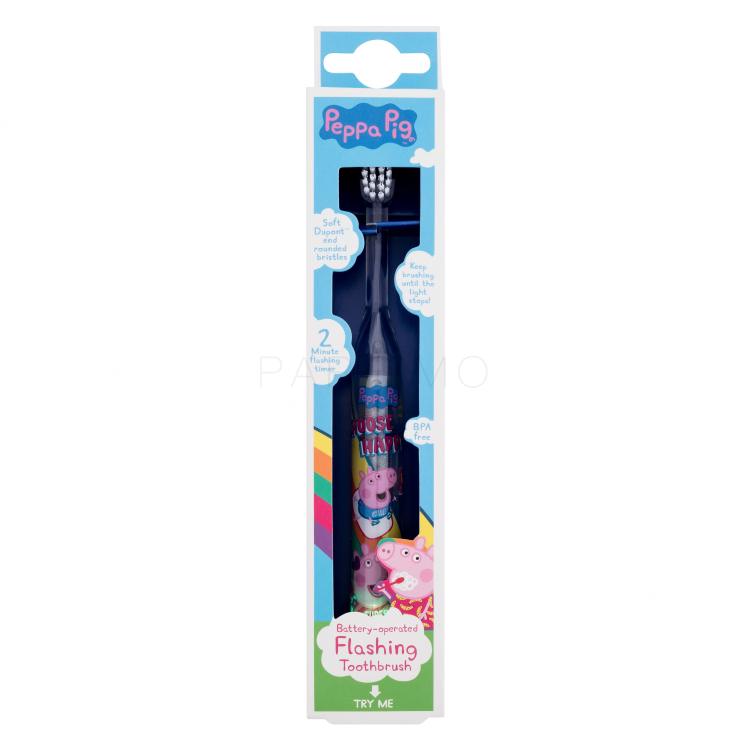 Peppa Pig Peppa Battery-Operated Flashing Toothbrush Sonična zobna ščetka za otroke 1 kos