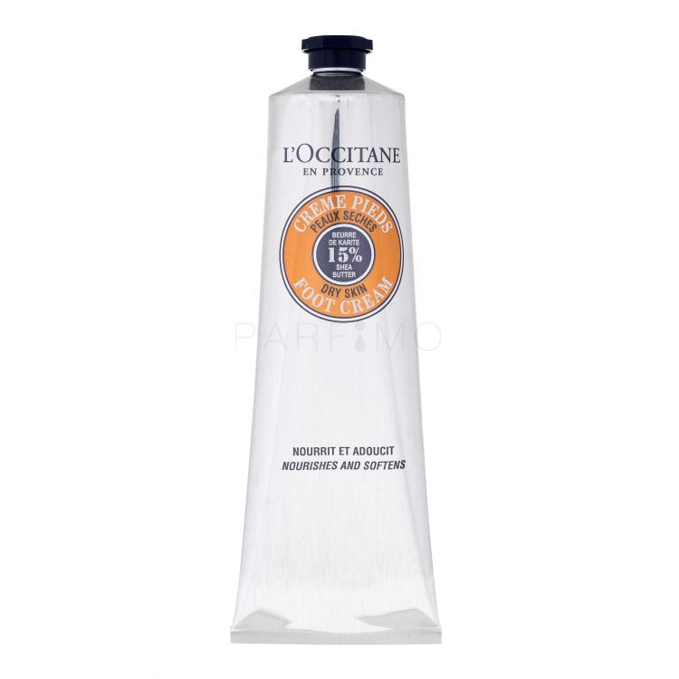 L&#039;Occitane Shea Butter Foot Cream Krema za stopala za ženske 150 ml poškodovana škatla