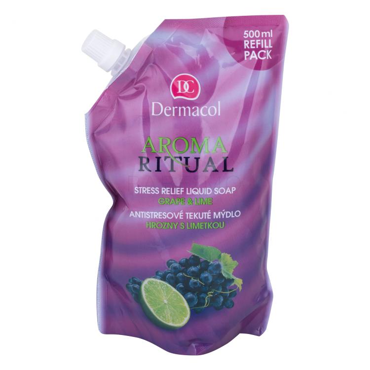 Dermacol Aroma Ritual Grape &amp; Lime Tekoče milo za ženske polnilo 500 ml