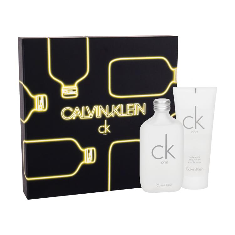 Calvin Klein CK One Darilni set toaletna voda 100 ml + gel za prhanje 100 ml