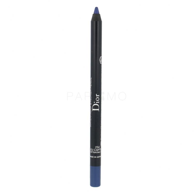 Christian Dior Eyeliner Waterproof Svinčnik za oči za ženske 1,2 g Odtenek 254 Captivating Blue tester