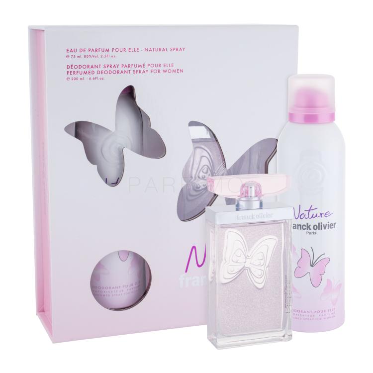 Franck Olivier Nature Darilni set parfumska voda 75 ml + deodorant 200 ml