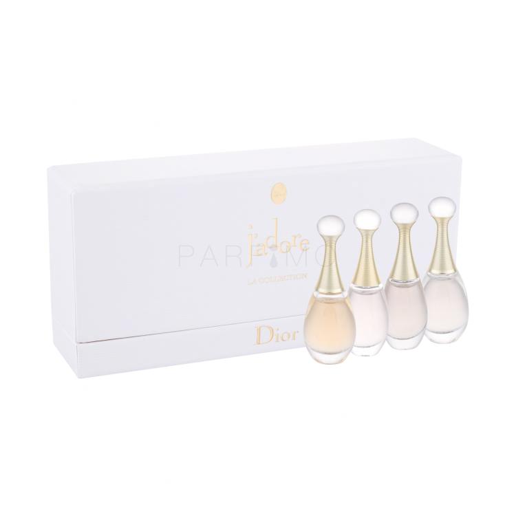 Christian Dior Mini Set 3 Darilni set parfumska voda J´adore 5 ml + parfumska voda J´adore Absolue 5 ml + parfumska voda J´adore Voile 4 ml + toaletna voda J´adore 4 ml